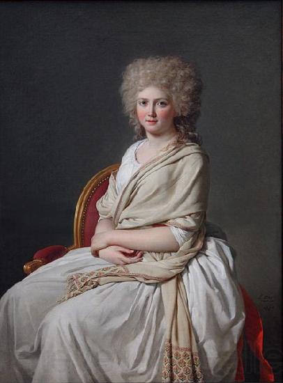 Jacques-Louis  David Countess of Sorcy Germany oil painting art
